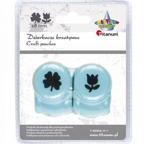 Dziurkacze ozdobne Titanum 1,8cm Fantasy #1, 2szt